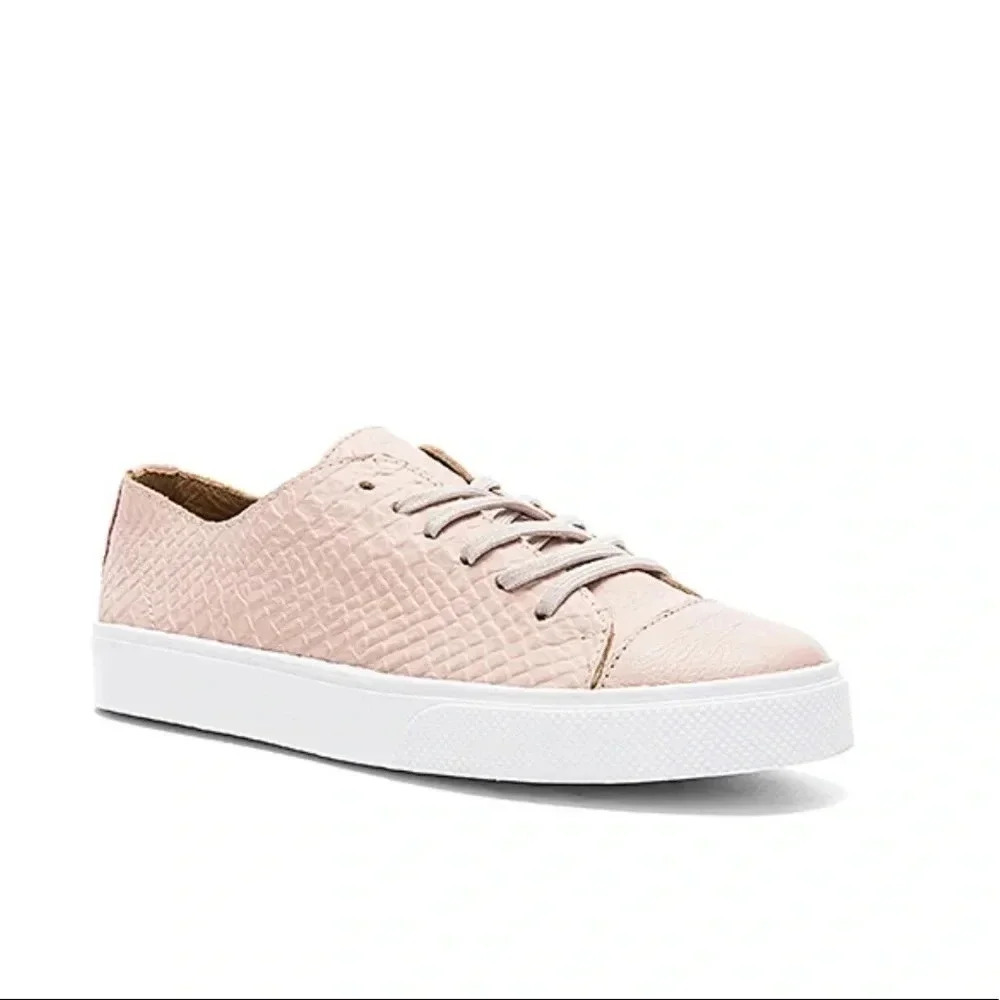 Kaanas Atacama Embossed Leather Sneakers Size 10